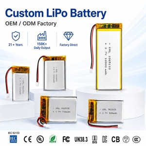 Bateria Recarregável OEM ODM 580mAh 701843 3.7V de Alta Durabilidade para Instrumentos de Beleza e Dispositivos de Cuidados com a Pele (Célula Li-Po) - Product Image 1