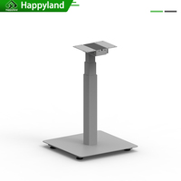 Table basse élévatrice latérale à une jambe, moteur unique, cadre de bureau électrique à hauteur réglable pour l'utilisateur d'un bureau d'ordinateur