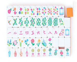 Set di Mahjong Americano di Lusso Personalizzato a 4 Strati in Acrilico Arancione, Gioco da Tavolo per 4 Giocatori, OEM ODM - Product Image 2