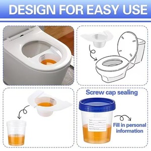 Spill Proof Adult Urine Bottle Portable Urinals Elderly Care Chamber Pot Medical Care for Men and Woman - Product Image 3