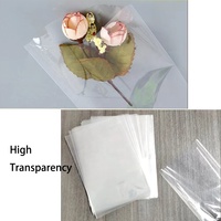 Vente en gros sac en cellophane alimentaire à poche plate en plastique transparent OPP pour l'emballage