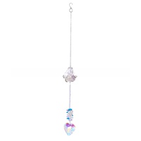 Attrape-soleil commémoratif pour animaux de compagnie en cristal K9 avec empreinte de patte, créateur d'arc-en-ciel, cadeau de souvenir, vente en gros, décoration de fenêtre