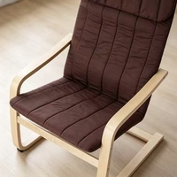 Nouvelle Arrivée 2024 : Chaise de Bureau Homestyle au Design Moderne et Populaire, en Bois Courbé, avec Accoudoirs en Bois, pour Salon et Loisirs