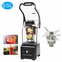 Presse-agrumes Commercial de mélangeur de fabricant de Smoothie de clôture de bruit de fonction Multi de SSL avec le moteur élevé de la série #98 de couple
