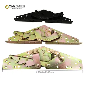 YANYANG Factory Furniture Hardware 260mm Sofa Connector Mechanism Metal Sofa Bed Hinge