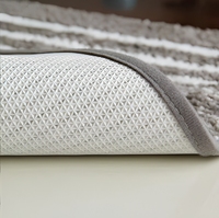 Tapis de douche moderne antidérapant en microfibre personnalisable FIGOO Factory, tapis de salle de bain absorbant pour usage domestique et hôtelier