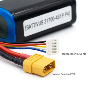 แบตเตอรี่โดรน Full Tab 25C 21700 50PL 12S6P 12S 18S 24S สำหรับเครื่องบินไร้คนขับ (UAV)  ลิเธียมไอออน 30000 มิลลิแอมป์ สำหรับการเกษตร อัจฉริยะ ควบคุมระยะไกล 14S รุ่น BTS-2170 - Product Image 3