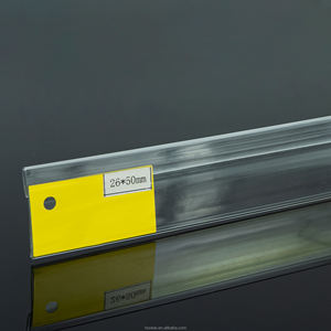 ที่วางป้ายราคาพลาสติก PVC คุณภาพดี สำหรับชั้นวางสินค้า ขายส่ง ซูเปอร์มาร์เก็ต แถบแสดงข้อมูล - Product Image 2