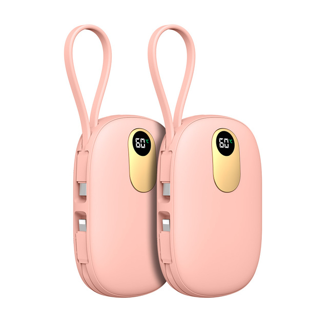 Portable Rechargeable Reusable LED Display Pocket Hand Warmer Outdoor Ski Hunting Camping Golf Warm Gift Power Bank 10000mAh