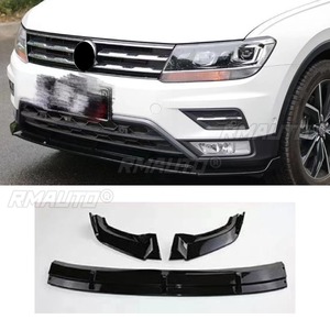 Lèvre de pare-chocs avant de voiture compatible avec Volkswagen Tiguan L 2017-2021, séparateur avant, diffuseur, spoiler, kit carrosserie, accessoires automobiles - Product Image 2