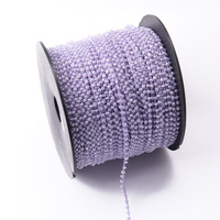 Perles de verre 2mm 4mm, perles tubulaires en cordon, perles de riz pour accessoires vestimentaires