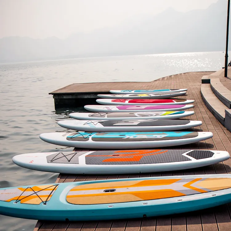 New Type 10'10" SUP Surfing Board Custom Design Wholesale Polyethylene Best SUP Board Foam Rigid SUP Hard Board