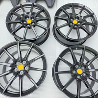Velg Serat Karbon 20 Inci Untuk Ferrari SF90 & 296, Depan 9.5J ET43.3 Belakang 11.5J ET35.9, Spesifikasi OEM Pas Sempurna, Velg Karbon