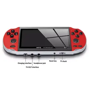 Portable Retro X7 Game Console Game Player Real Camera Video Handheld 4.3 -inch Screen Video Game Console