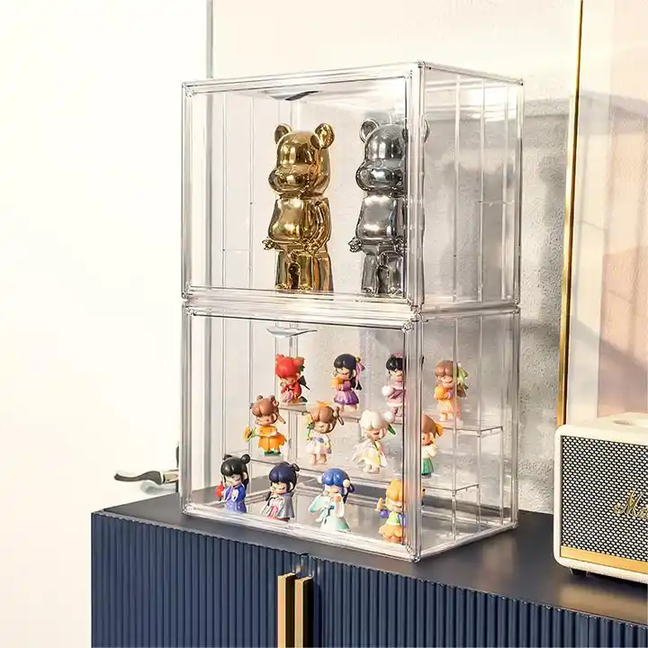 Clear Display Box, Doll Display Storage Case, Stackable Show Case, Garage  Kits, Action Figures, Collectibles, Toys, Cosmetics