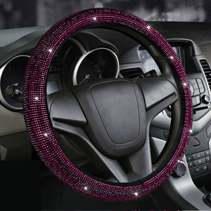 Nueva Funda para <span class=keywords><strong>Volante</strong></span> de Coche <span class=keywords><strong>con</strong></span> Incrustaciones de Diamantes, Antideslizante, Resistente al Desgaste, <span class=keywords><strong>con</strong></span> Agarre Universal para Todas las Estaciones, Color Personalizado - Product Image 3