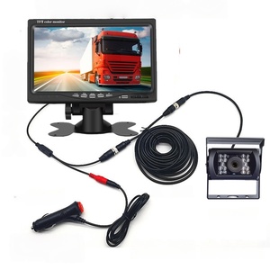 Moniteur LCD portable RGB 7 pouces, caméra de recul <span class=keywords><strong>pour</strong></span> <span class=keywords><strong>camion</strong></span>, vision nocturne, 24V, étanche, grand angle, câble de 10-20m - Product Image 1