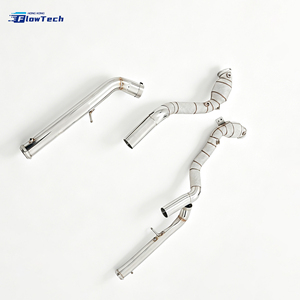 Downpipe de performance de haute qualité pour Mercedes Benz G500 W464 G550 M176 4.0T V8 en acier inoxydable 304, fixation directe par boulons - Product Image 3