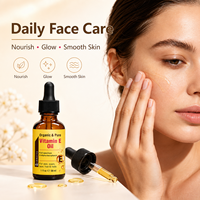 Huile de massage aux graines de vitamine E pressée à froid, sérum 100% pur de tocophérol 30ml pour le visage et le corps, réparation cutanée, soin des cicatrices et des vergetures
