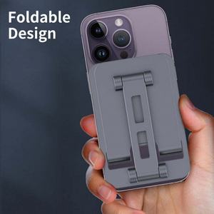 Soporte de Teléfono Plegable y Ajustable de Escritorio, Precio de Fábrica, Rotación de 360 Grados, Soporte de Aluminio para Teléfono Móvil - Product Image 3