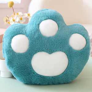 Coussins en peluche chauds en forme de patte de chat et de patte d'ours, colorés, vente en gros d'usine, coussins de sieste pour le bureau, cadeaux - Product Image 3