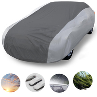 Housse de voiture imperméable robuste, résistante aux UV et aux intempéries, anti-poussière, durable, pour extérieur