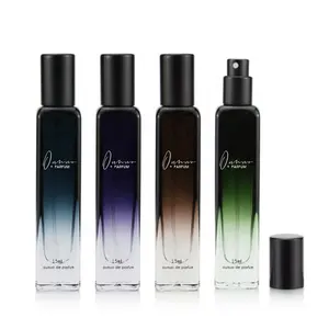 Aangepaste 15Ml Vierkante Spuitfles Verdikte Kristal Kleuren Glas Geur Cosmetica Pakket Parfumfles