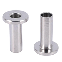 Manchons de fixation en acier inoxydable 316 HIMOWAY pour poteaux en bois, installation DIY pour garde-corps à câble de 1/8 pouce