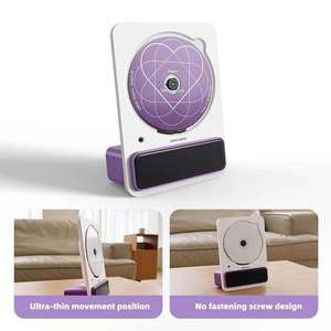 เครื่องเล่นซีดีติดผนังแบบพกพา ดีไซน์โทโทโร่สุดน่ารัก พร้อมลำโพงบลูทูธในตัว เสียงคุณภาพ HiFi สำหรับใช้ในบ้าน - Product Image 4