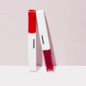 Tube de rouge à lèvres liquide double 6 ml avec logo personnalisé, tubes de gloss à lèvres en plastique 6,5 ml à double face pour blush et cosmétiques - Product Image 3