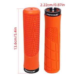 MOTSUV Bisiklet Gidon Sapları Tek Yönlü Kilitli Kaymaz Kauçuk Düz Saplar MTB Dağ Yolu Katlanır Bisiklet için Kolay Kurulum - Product Image 2