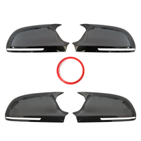 Accessoires automobiles pour AUDI A4 B8 A3 A5 A6 A8 S3 S4 S5 2009-2012, garnitures de rétroviseurs latéraux en ABS imitation fibre de carbone