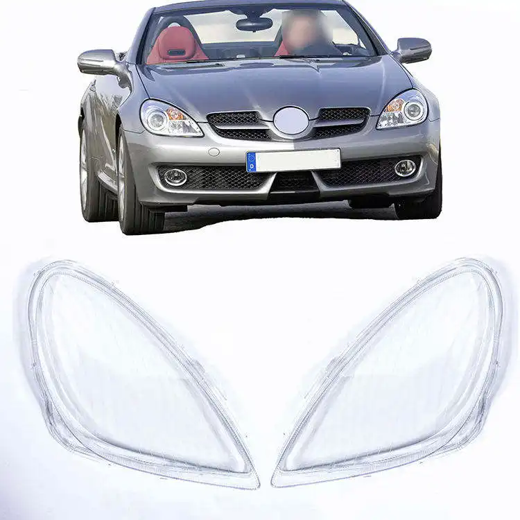 Penjualan laris penutup lensa transparan lampu depan otomotif untuk Mercedes benz SLK 2004