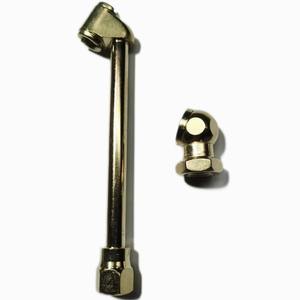 Boquilla de Bomba de Aire de Rosca Interna de Aleación de Zinc con Recubrimiento de Cobre de 1/4 NPT, Juego de Varillas de Bomba de Aire de Dos Piezas, Accesorios para Herramientas Neumáticas - Product Image 1