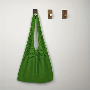 Bohemian mùa hè bãi biển Túi xách nữ xu hướng tay đan Net vai túi phụ nữ Polyester Crochet Túi - Product Image 4