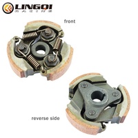 Embrayage de moto LING QI Embrayage à bloc oscillant Modèle à fente 3 ressorts de chaussure Embrayage centrifuge pour Mini Motocross ATV Quad Buggy