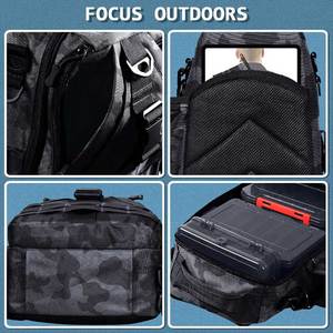 Professional Custom Lightweight Multifunction Outdoor Water-Resistant <b>Fishing</b> Shoulder Storage Bag <b>Fishing</b> <b>Tackle</b> Backpack - Product Image 3