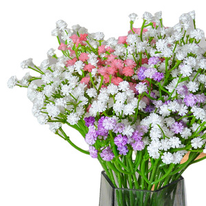 Flor Artificial de Plástico Estilo Margarita Blanca, Rama Individual, para Decoraciones de Boda - Product Image 5