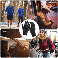 Guantes antideslizantes con pantalla táctil para hombre y mujer, ropa de invierno cálida para ciclismo, conducción deportiva