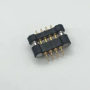 4 pins pogo pin connector crimp contacts male female magnetic pogo pins