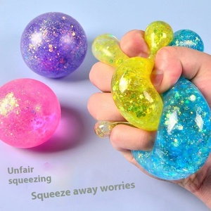 Wholesale New <strong>Strange</strong> Toys Aurora Maltose Pinch Music Decompression Vent Ball Slow Rebound Shake Toy Made of EVA Material - Product Image 2