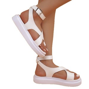 Sandalias de Verano para Mujer con Punta Abierta, Transpirables, con Correa en el Tobillo, Casuales, Elegantes, para Caminar por la Playa - Product Image 4