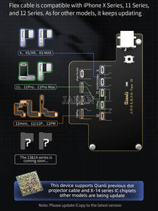 Qianli ICopy Plus 2.2 สำหรับ iPhone 14 13 12 11 XSMAX Xs Xr <span class=keywords><strong>7</strong></span> 7P 8 8P อุปกรณ์ฟื้นฟูสี LCD ดั้งเดิม เครื่องทดสอบแบตเตอรี่และหูฟัง - Product Image 4