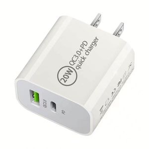 Fast Charger EU US 2 <b>Type</b> <b>c</b> 2 USB Port Multiple <b>Adapter</b> Mobile Phone Travel Wall Charger - Product Image 2