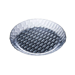 Crystal Love Song Transparent Round Fruit Plate Nordic Color Plastic Household Snack Dish Party Use - Product Image 5
