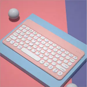 Para el ipad mini 4 5 ipad 10,2 de 10,5 pulgadas wireless BT teclado de color rosa