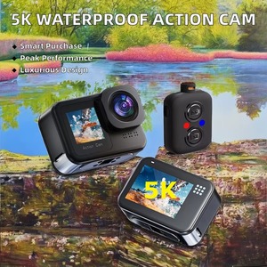 กล้องแอคชั่นกันน้ำ5K คุณภาพสูง40MP WiFi BT มุมกว้างสำหรับกีฬากลางแจ้ง vlogging - Product Image 2