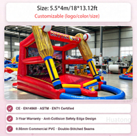 Jeux de carnaval gonflables en PVC personnalisés pour usage commercial, jeu interactif gonflable de baseball à piles