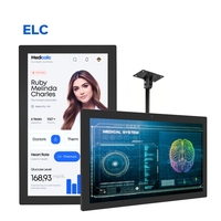 Papan sumber layar sentuh, Poster Digital untuk penggunaan medis, layar sentuh 15.6 ''-55''
