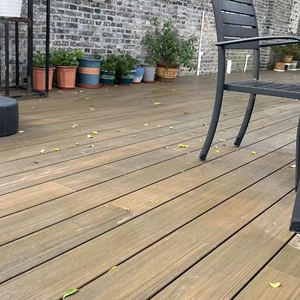 Planche <span class=keywords><strong>de</strong></span> terrasse en WPC creuse <span class=keywords><strong>de</strong></span> haute qualité 146*24mm, planches <span class=keywords><strong>de</strong></span> terrasse composites imperméables pour <span class=keywords><strong>jardin</strong></span>, patio, balcon - Product Image 1